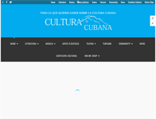 Tablet Screenshot of culturacubana.net